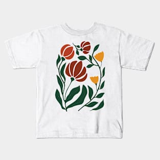 Boho Flowers 17 Kids T-Shirt